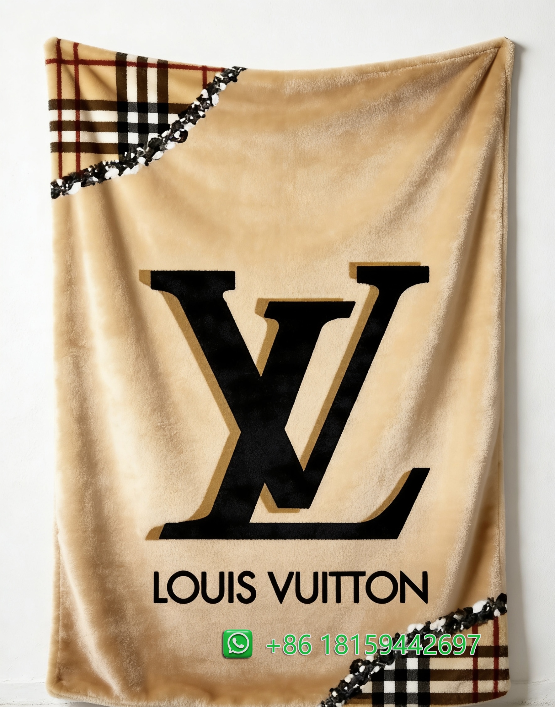 Louis Vuitton Throw Blankets